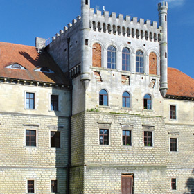 zachodnia fasada pałacu