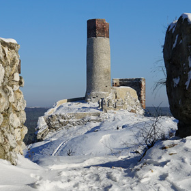 zamek górny - widok od strony południowej