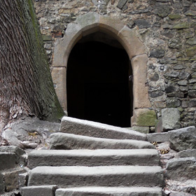 wejście do zamku