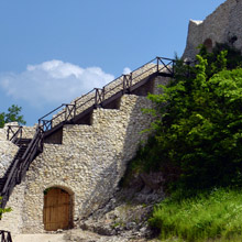podzamcze zachodnie i zamek górny