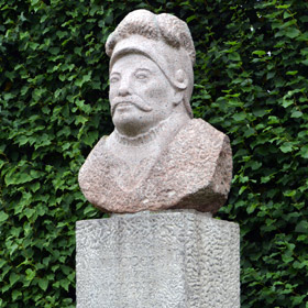 pomnik księcia Świętopełka gdańskiego w Parku Oliwskim
