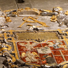 płyta wierzchnia sarkofagu Zygmunta II Augusta