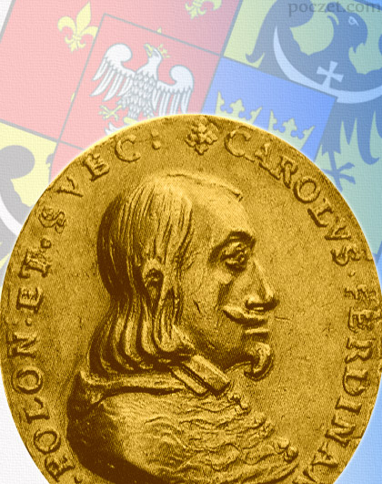 pobobizna Karola Ferdynanda Wazy na medalu z 1642 roku