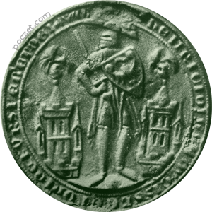 pieczęć piesza (1316-46)