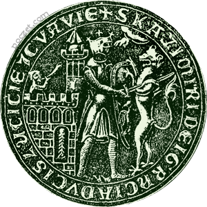 pieczęć piesza (1250-57)