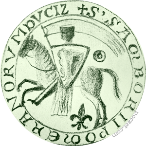 pieczęć konna (1220-43)
