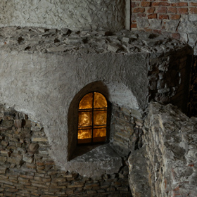 pozostałości rotundy Najświętszej Marii Panny - fasada północna