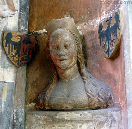 Anna świdnicka - popiersie w katedrze praskiej