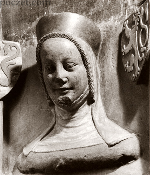Elżbieta Przemyślidka - popiersie w katedrze praskiej