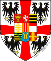 herb Ludwiki Marii, córki Karola I Gonzagi, księcia de Nevers