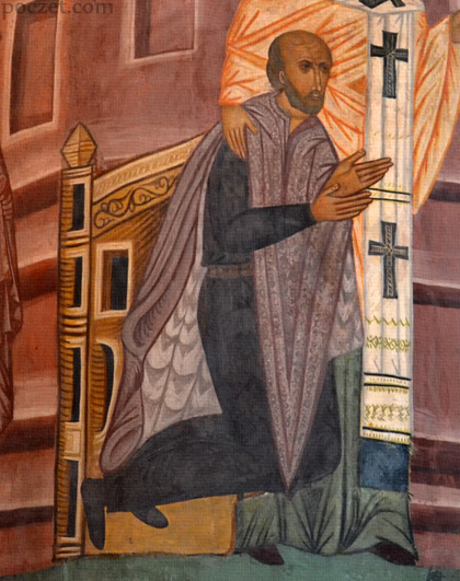 Władysław II Jagiełło na malowidle w zamkowym kościele Św. Trójcy w Lublinie