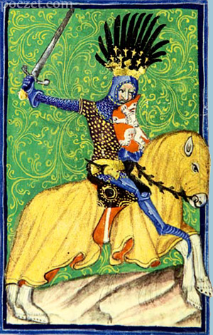 podobizna Jana I Luksemburskiego w tzw. 'Kodeksie z Gelnhausen'