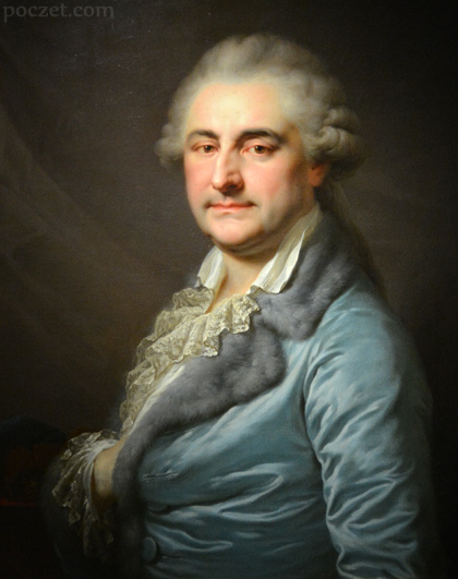 'Portret króla Stanisława Augusta w szlafroku' Giovanniego Battisty Lampiego