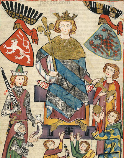 Wacław II w 'Kodeksie z Manesse'