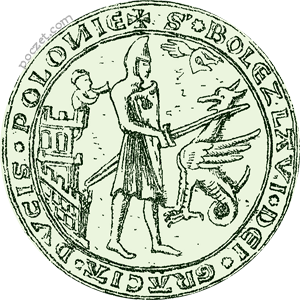 pieczęć piesza (1250-77)