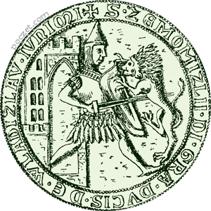 pieczęć piesza (1284-87)